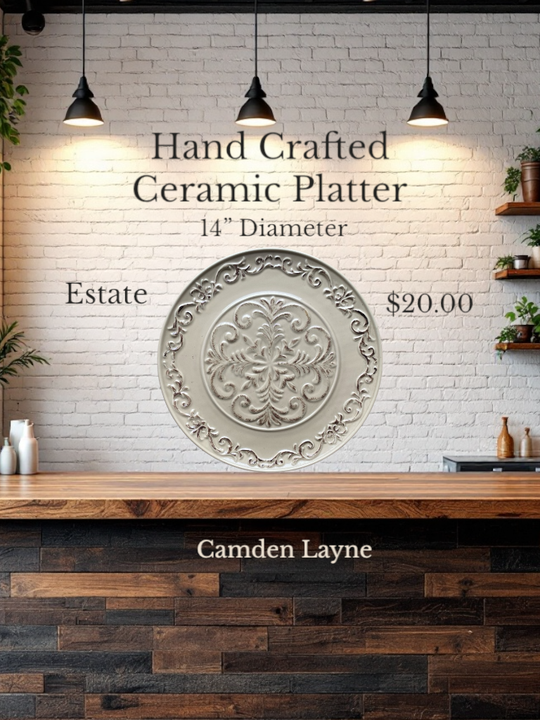 Hand Crafted Ceramic Platter - Camden Layne