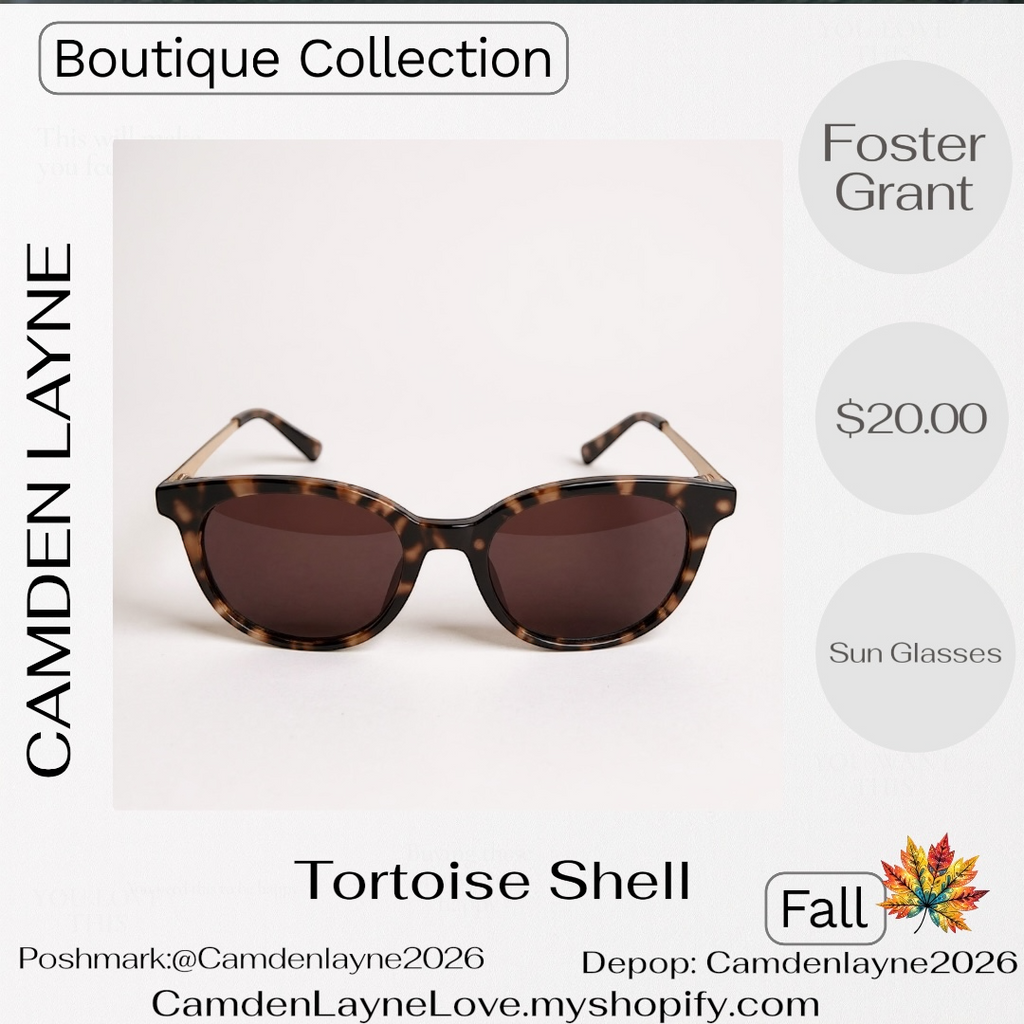 Foster Grant Tortoise Shell Sunglasses