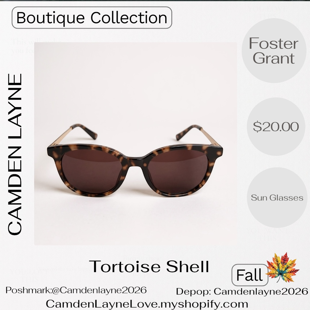 Foster Grant Tortoise Shell Sunglasses