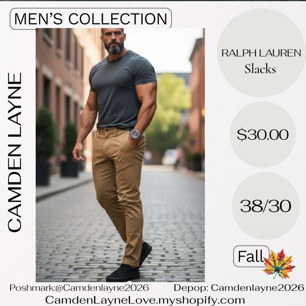 Ralph Lauren 38/30 Tan Slacks