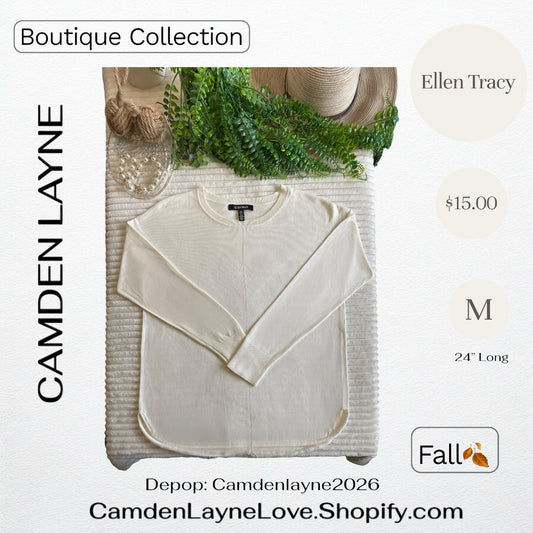 Ellen Tracy Ivory Sweater