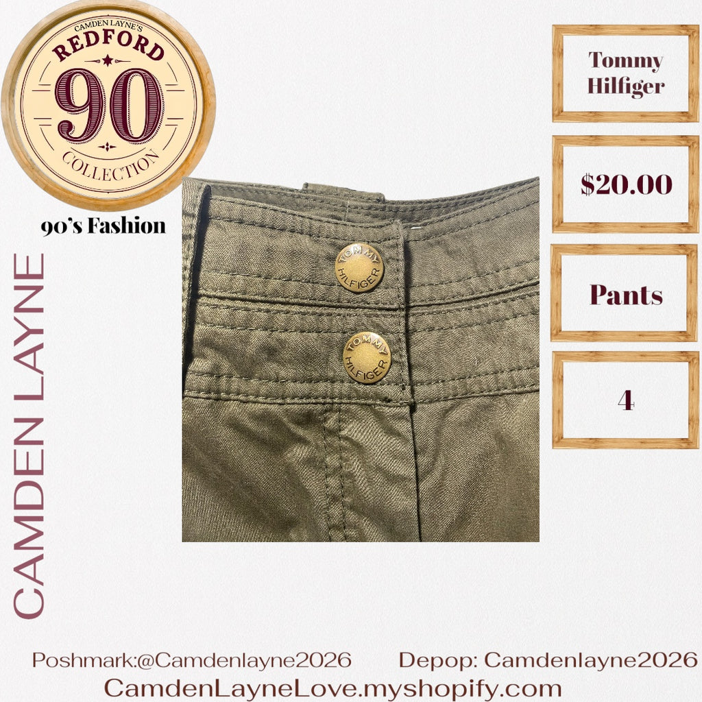 Tommy Hilfiger Olive Green Pants