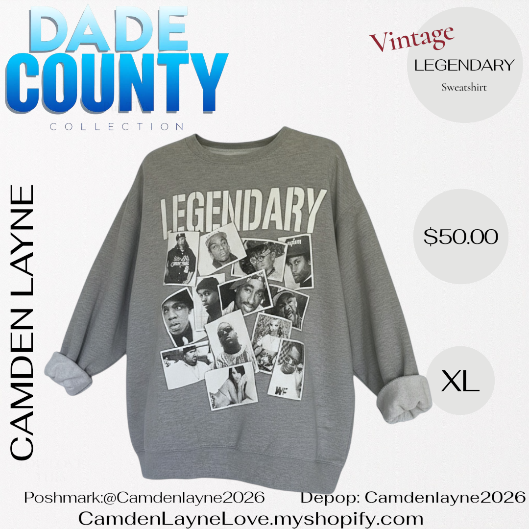Vintage Legendary Rappers Sweatshirt