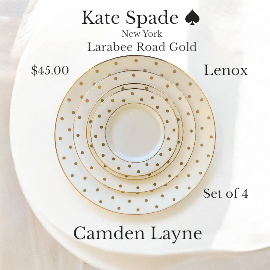 Kate Spade ♠️ Labadee Road Gold 4Piece Set - Camden Layne