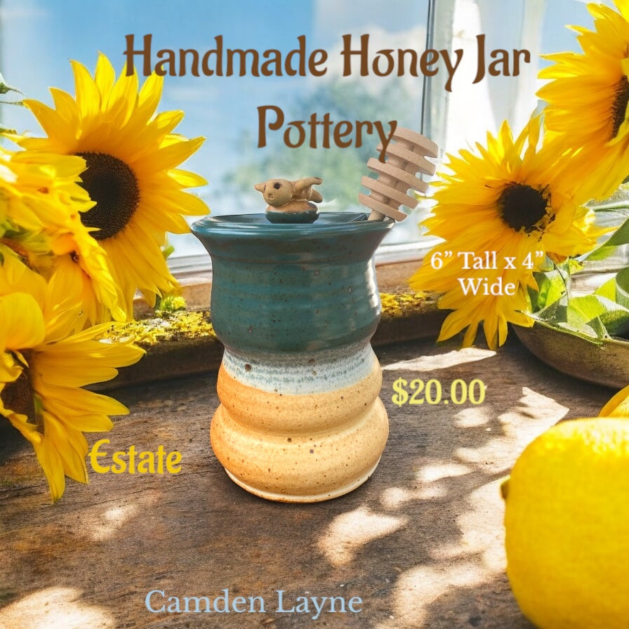 Homemade Honey Jar Pottery - Camden Layne