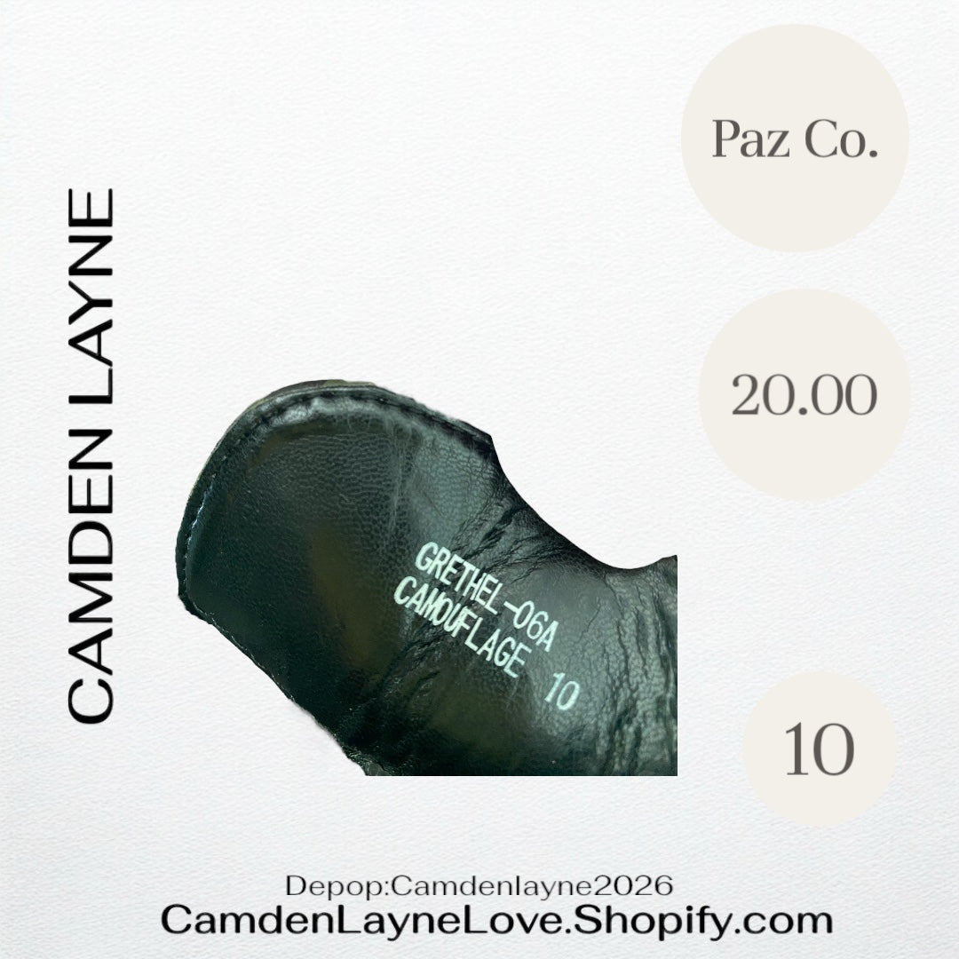 Pazz Women’s Camo Boots