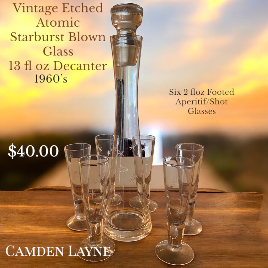 Vintage Atomic Decanter - Camden Layne