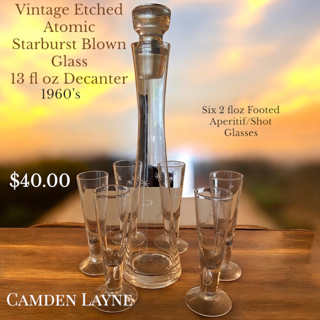 Vintage Atomic Decanter - Camden Layne