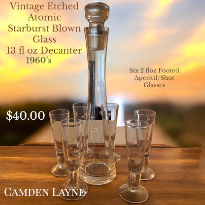Vintage Atomic Decanter - Camden Layne