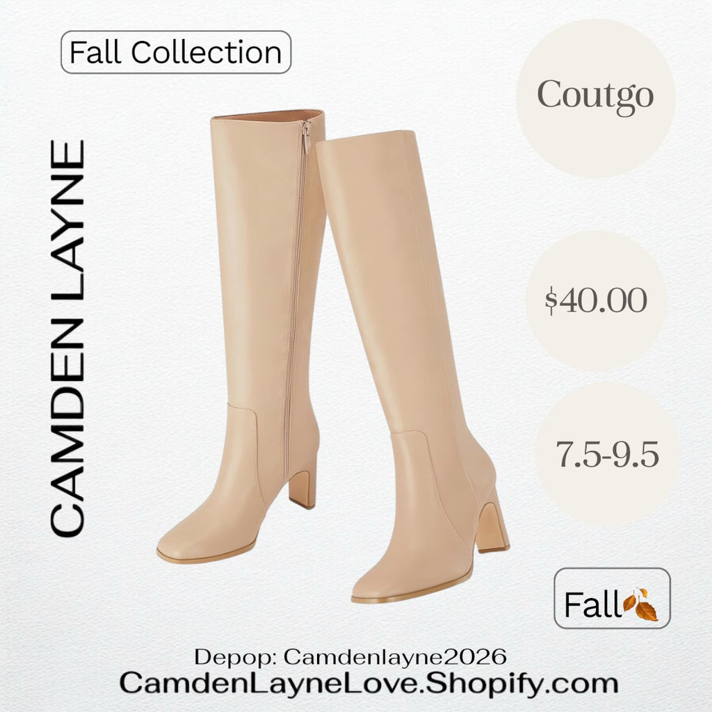 Coutgo Cream Boots