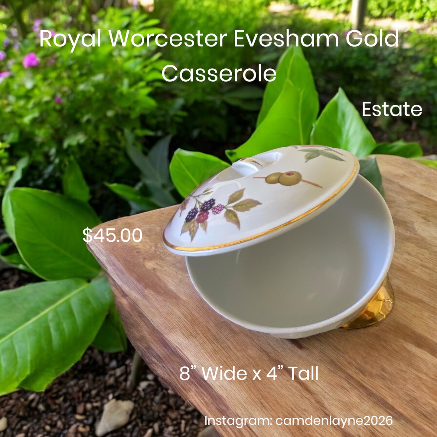 Royal Worcester Evesham Casserole Dish - Camden Layne