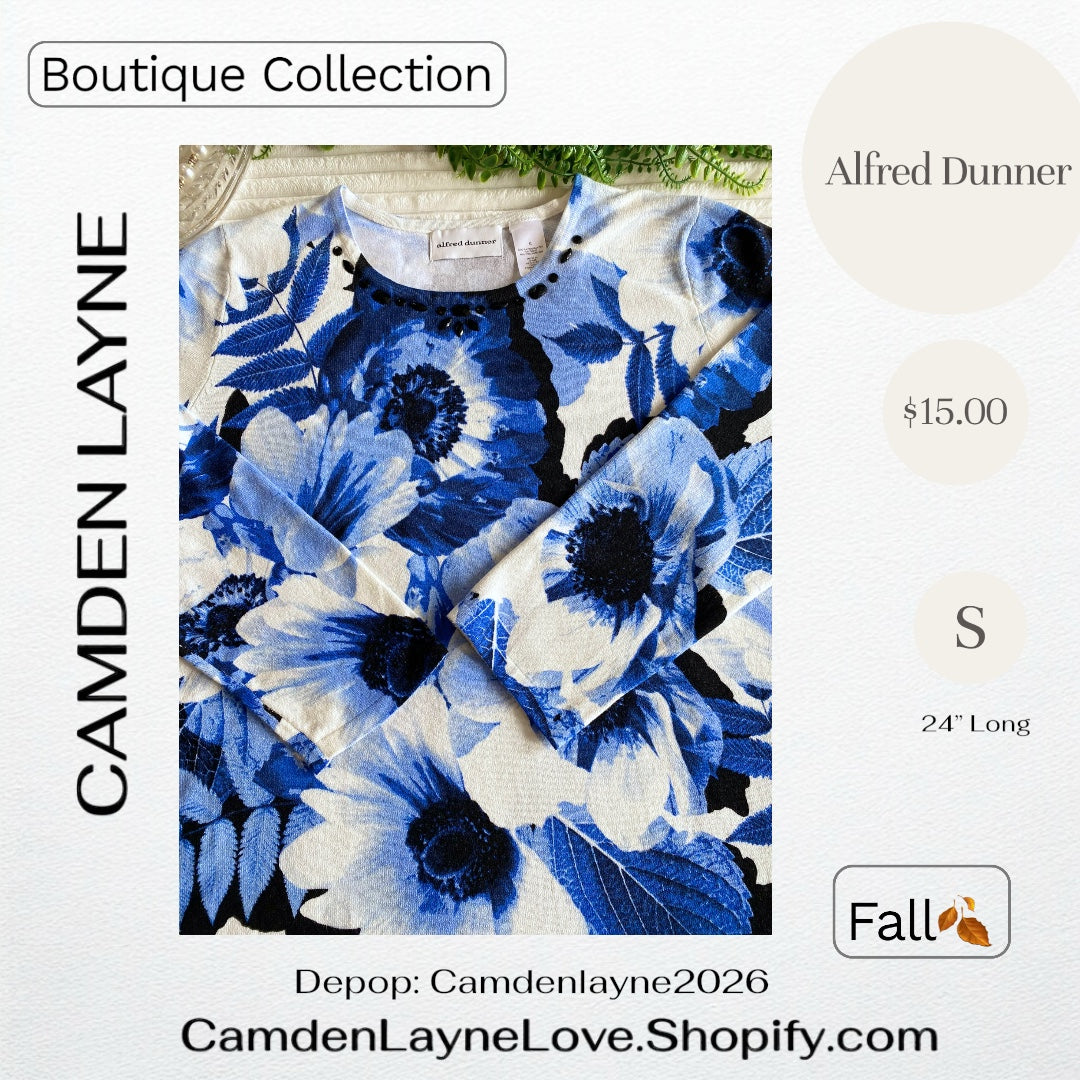 Alfred Dunner Blue Floral