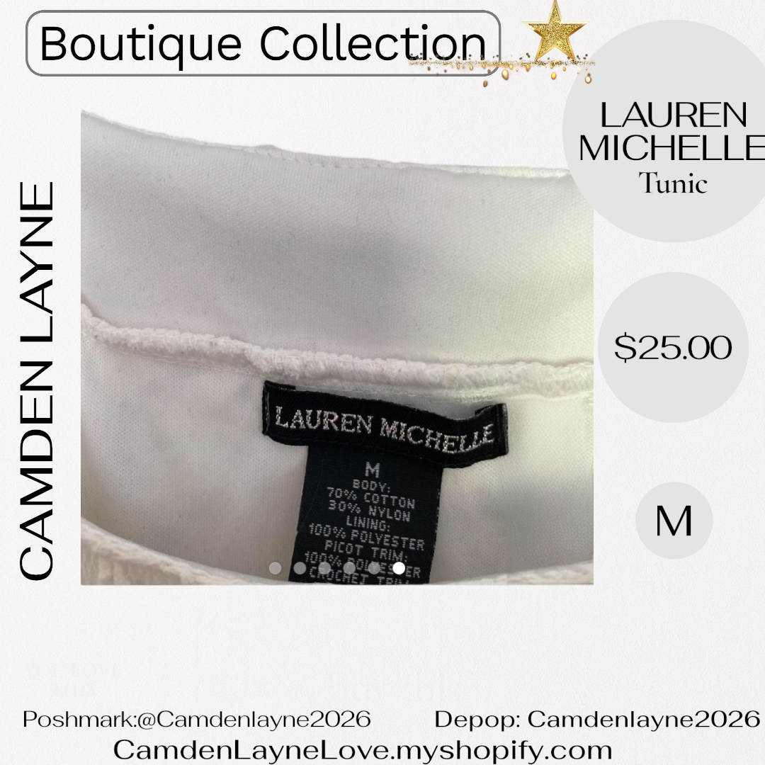 Lauren Michelle Lace Tunic