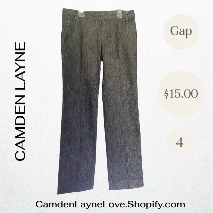 Gap Dark Jean Slacks