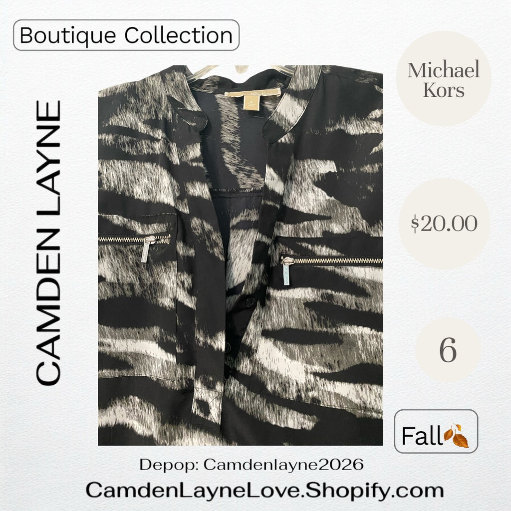 Michael Kors Zebra Print