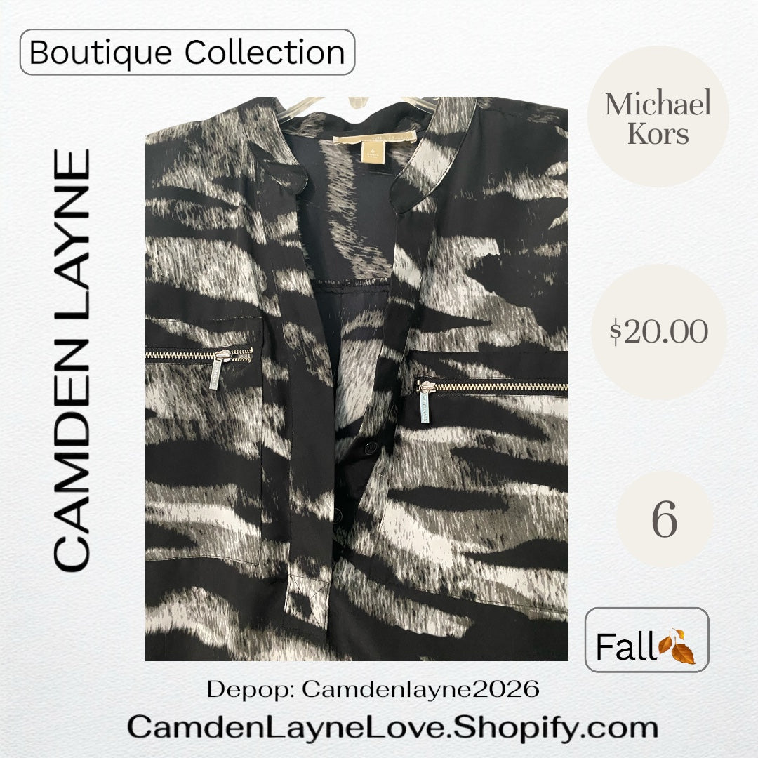 Michael Kors Zebra Print