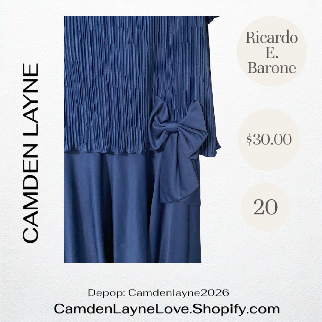 Vintage Ricardo E. Barone Dress