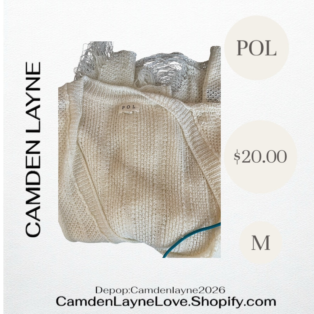 POL Ivory Pullover Sweater