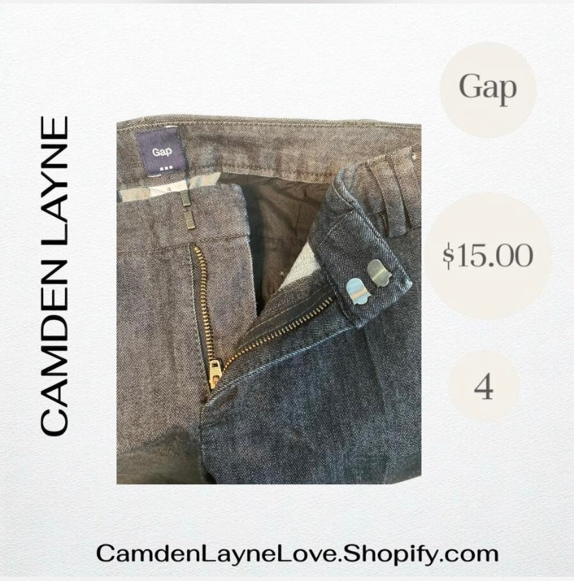 Gap Dark Jean Slacks