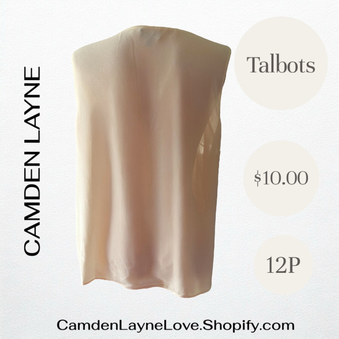 Talbots Ivory Blouse