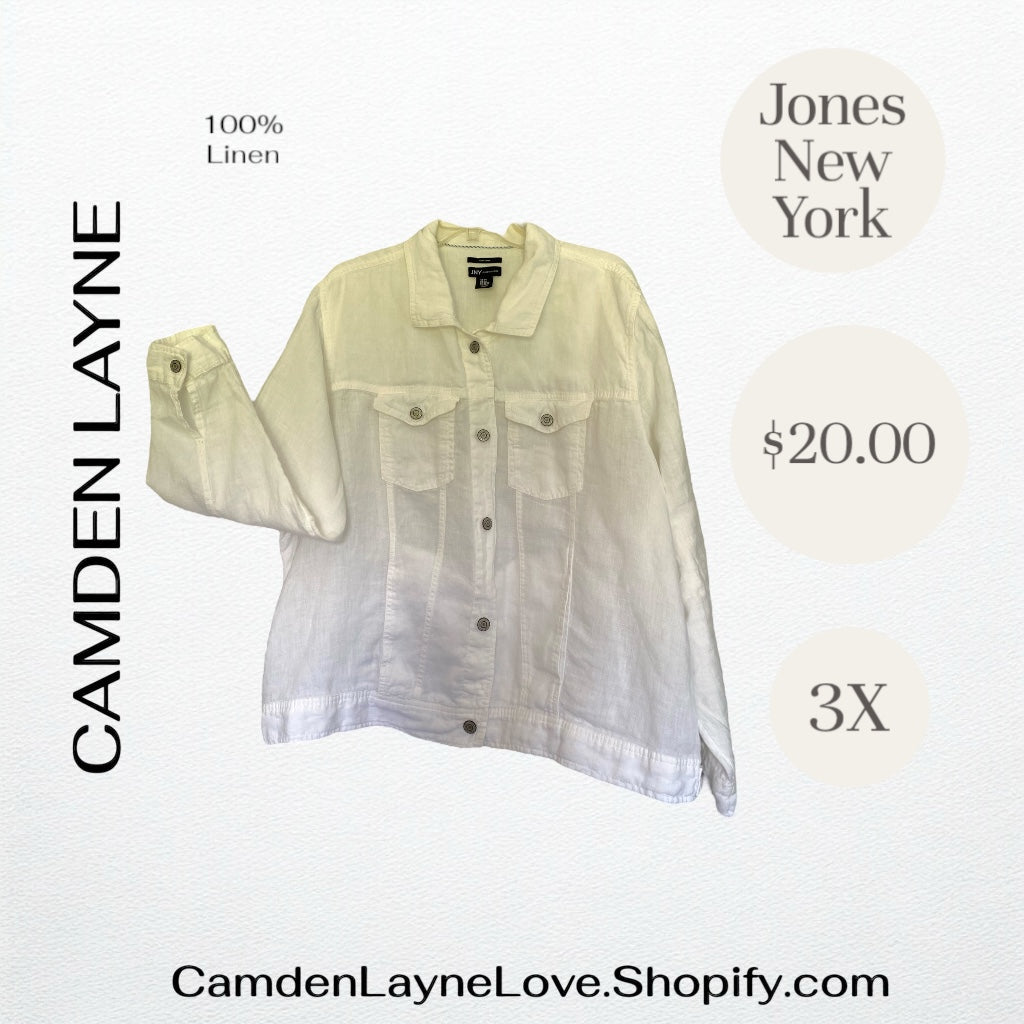 Jones New York Linen Jacket