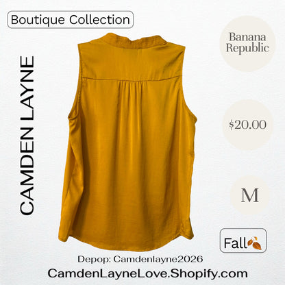 Banana Republic Mustard Blouse