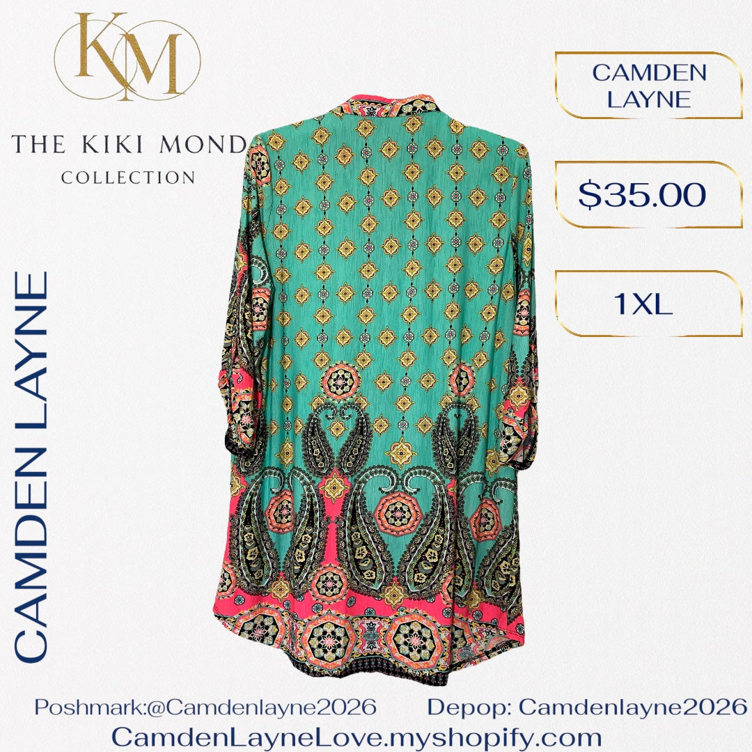Camden Layne Multicolored Rare Bohemian Tunic