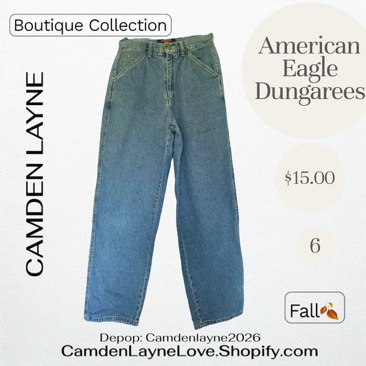 Vintage American Eagle Dungarees 6