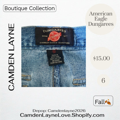 Vintage American Eagle Dungarees 6