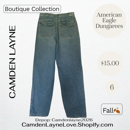 Vintage American Eagle Dungarees 6