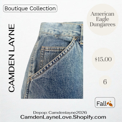 Vintage American Eagle Dungarees 6