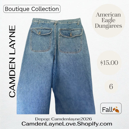 Vintage American Eagle Dungarees 6