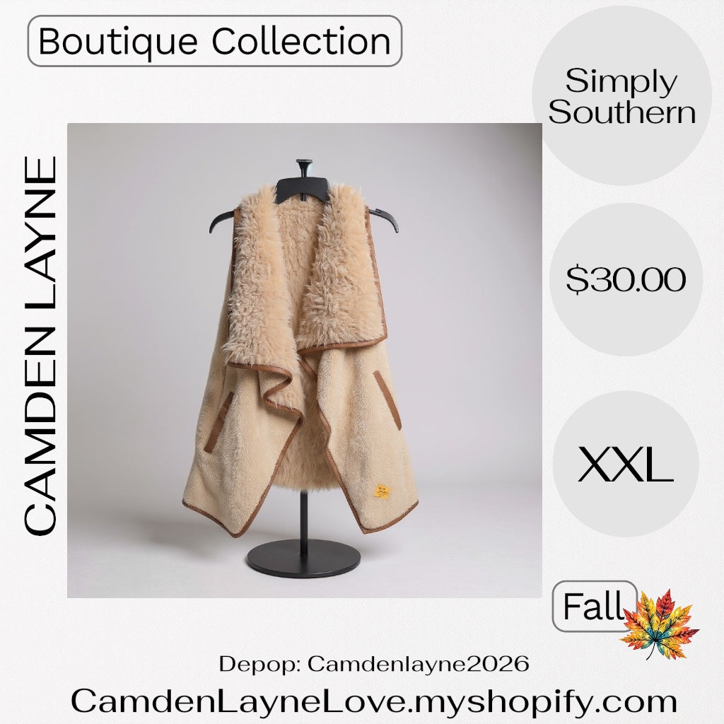 Simply Southern Sherpa Vest