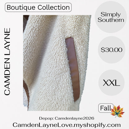 Simply Southern Sherpa Vest