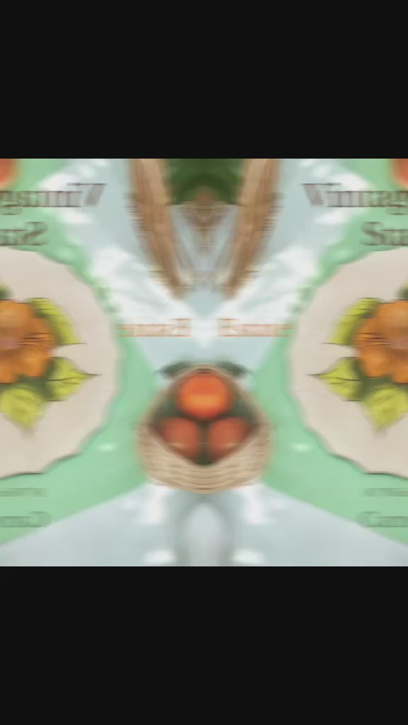 Vintage HandPainted Cake Stand