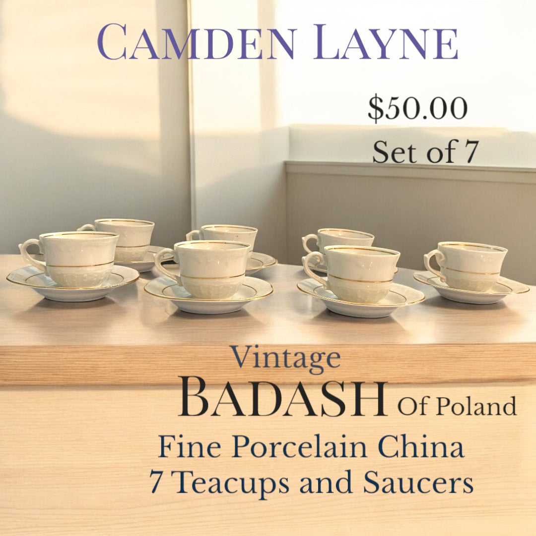 Fine Porcelain Tea set of 7