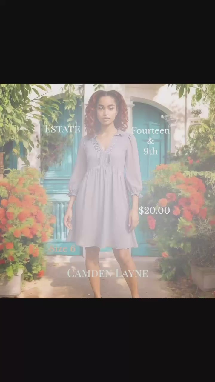 Gray Fourteen & 9th Baby Doll Dress