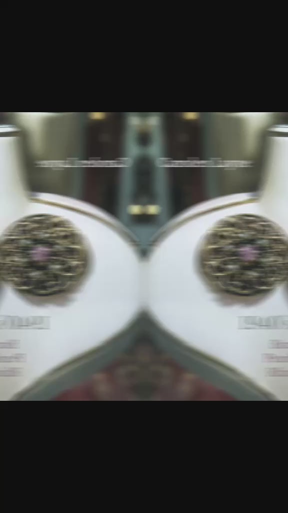 Vintage Brass,Pearl and Punk Rhinestone Clip On Earrings