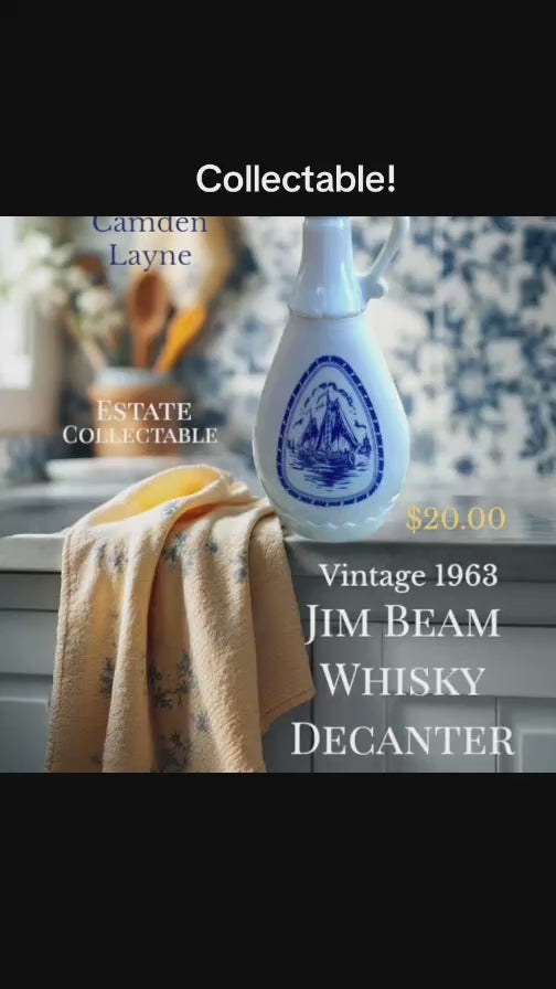 Vintage 1963 Jim Beam Decanter